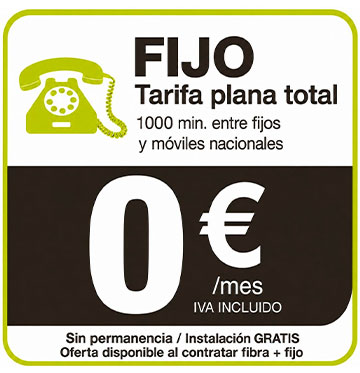 Telefonía fija en Alcorcón - Tarifa plana total